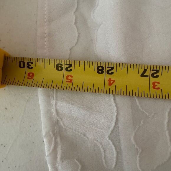 Womens 3 4 Bell Sleeve Blouse Summer Crewneck Lace Floral Textured Babydoll - Picture 11 of 11